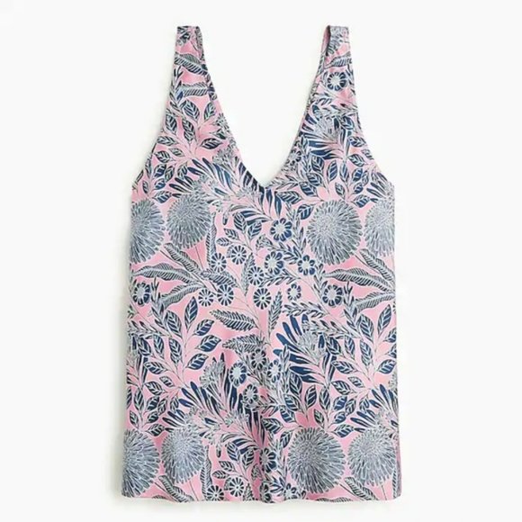 J. Crew X Abigail Borg Silk tank top, Size 10 - Picture 1 of 5